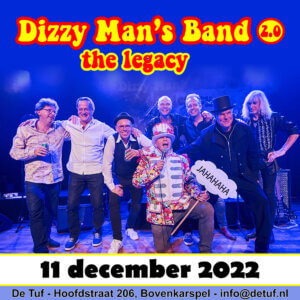 !WORDT VERPLAATST! Dizzy Man’s Band 2.0!